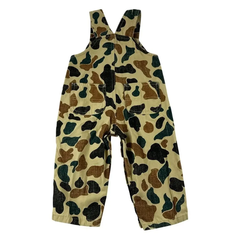 Carhartt Toddler Camouflage Overalls 18 Months Cotton Mossy Oak Bib Dungaree